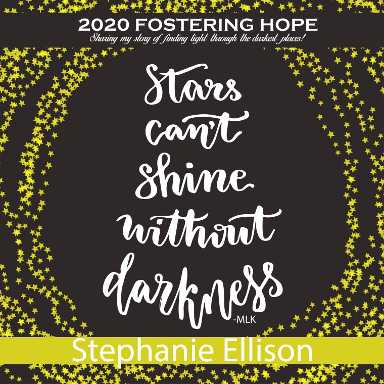 Stars Cant Shine Without Darkness. Lettering Motivation Quote. C